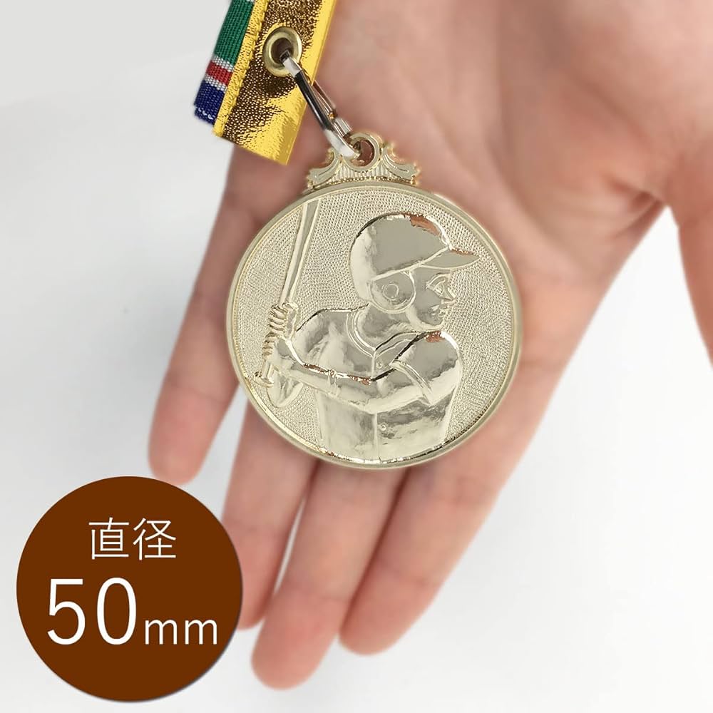 Amazon | [レーザー彫刻名入れ] GOLD SHACHI 表彰メダル MJ